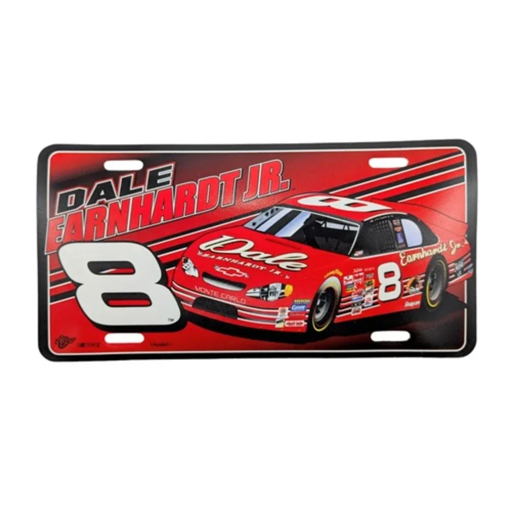 Winner's Circle Dale Earnhardt Jr. #8  Firm Plastic Tag Plate 12 x 6